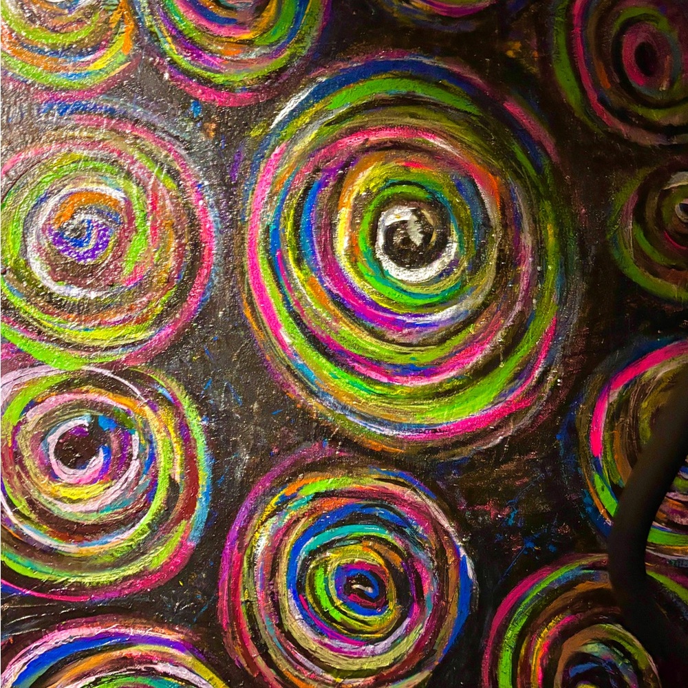 Colorful Abstract Spiral Art